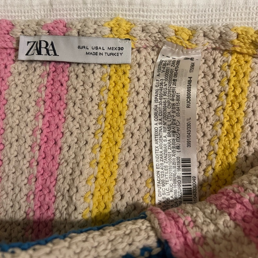 Zara knit crop top! Size L! - Picture 4 of 5